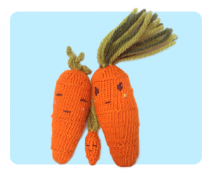 Tiny Baby Carrot with Sweet Carrot & Cool Carrot - cute!!